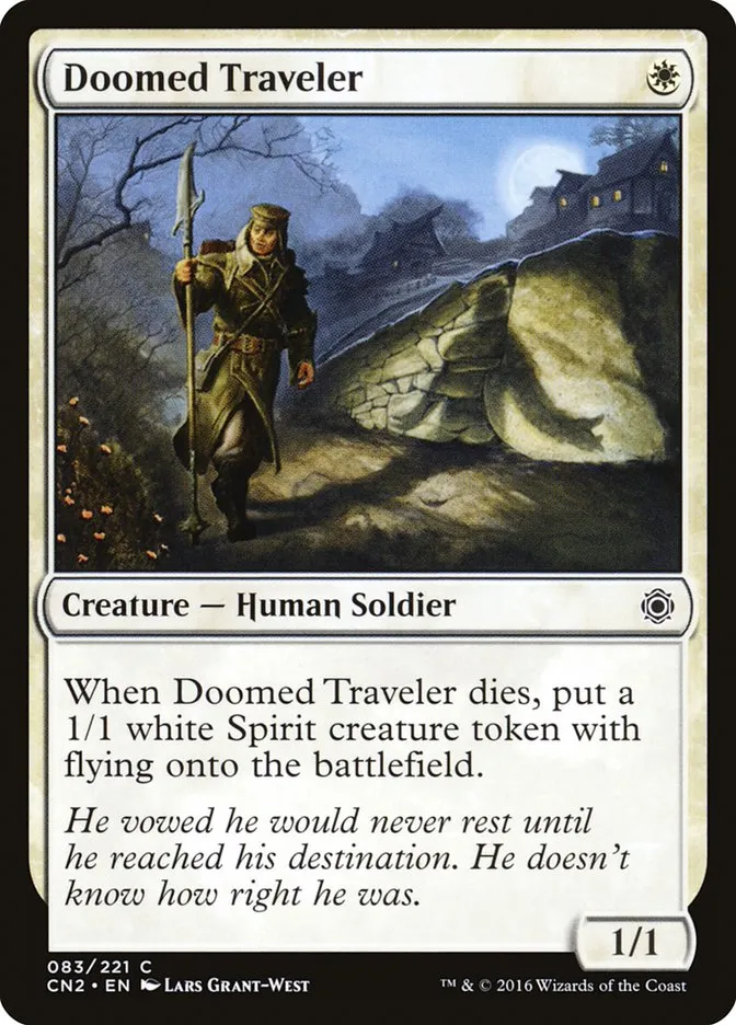 2016 Conspiracy: Take the Crown Doomed Traveler #83 common card image