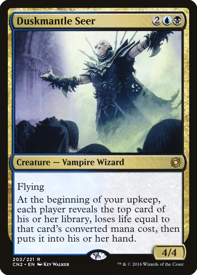 2016 Conspiracy: Take the Crown Duskmantle Seer #202 rare card image