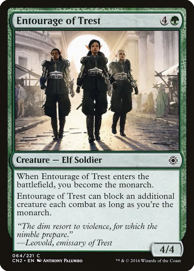 2016 Conspiracy: Take the Crown Entourage of Trest #64 common card image