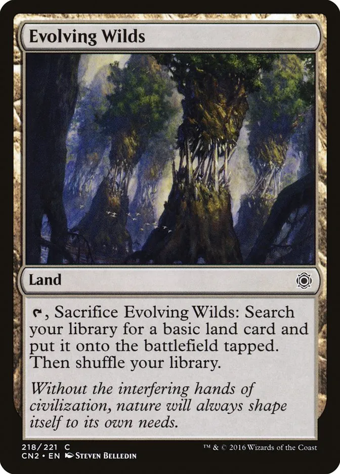2016 Conspiracy: Take the Crown Evolving Wilds common #218 common card image