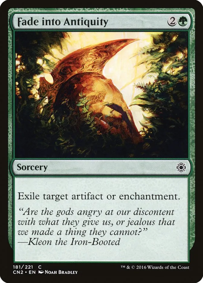 2016 Conspiracy: Take the Crown Fade into Antiquity #181 common card image