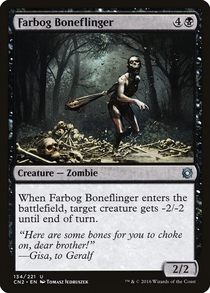 2016 Conspiracy: Take the Crown Farbog Boneflinger uncommon #134 uncommon card image