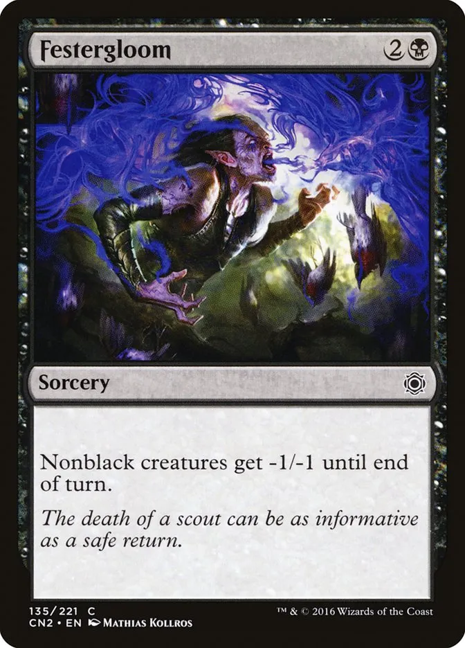 2016 Conspiracy: Take the Crown Festergloom #135 common card image