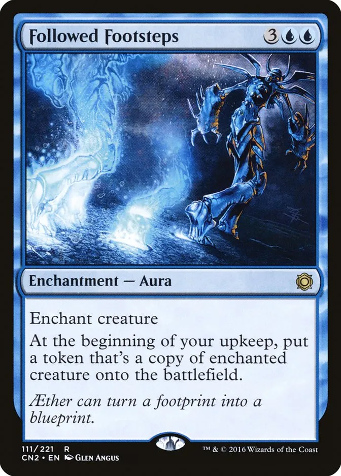 2016 Conspiracy: Take the Crown Followed Footsteps #111 rare card image