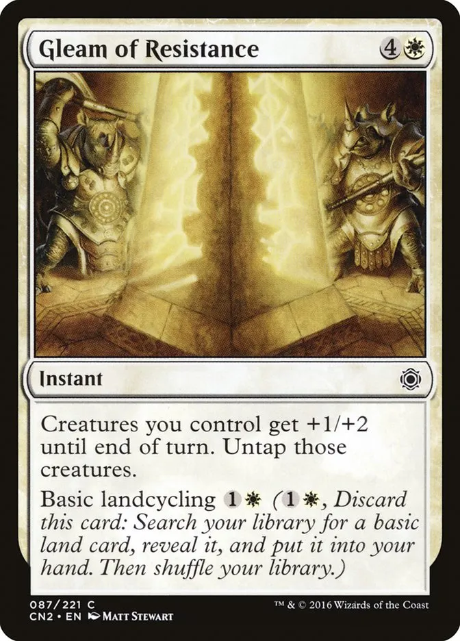 2016 Conspiracy: Take the Crown Gleam of Resistance #87 common card image