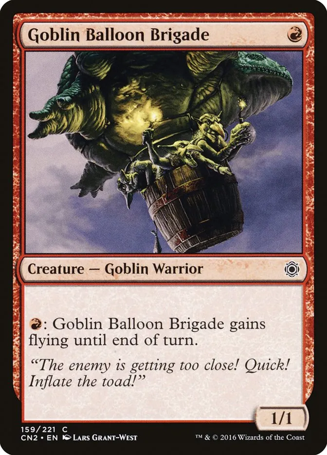 2016 Conspiracy: Take the Crown Goblin Balloon Brigade #159 common card image