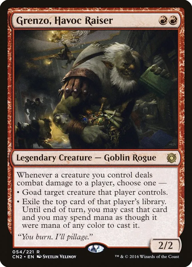 2016 Conspiracy: Take the Crown Grenzo, Havoc Raiser #54 rare card image