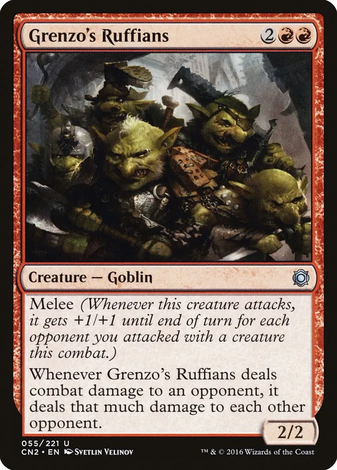 2016 Conspiracy: Take the Crown Grenzo's Ruffians uncommon #55 uncommon card image