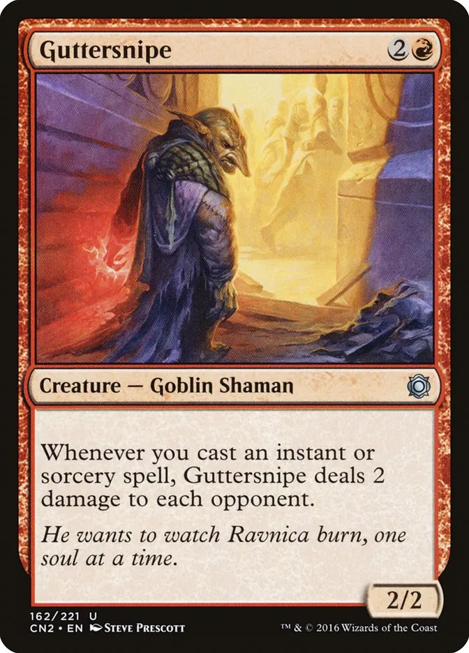2016 Conspiracy: Take the Crown Guttersnipe #162 uncommon card image