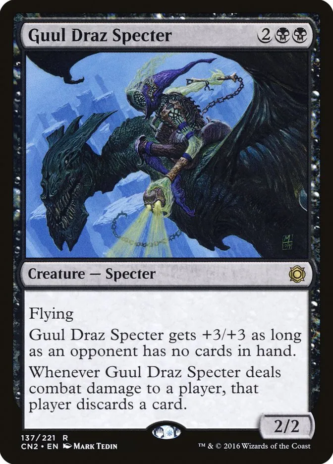 2016 Conspiracy: Take the Crown Guul Draz Specter #137 rare card image