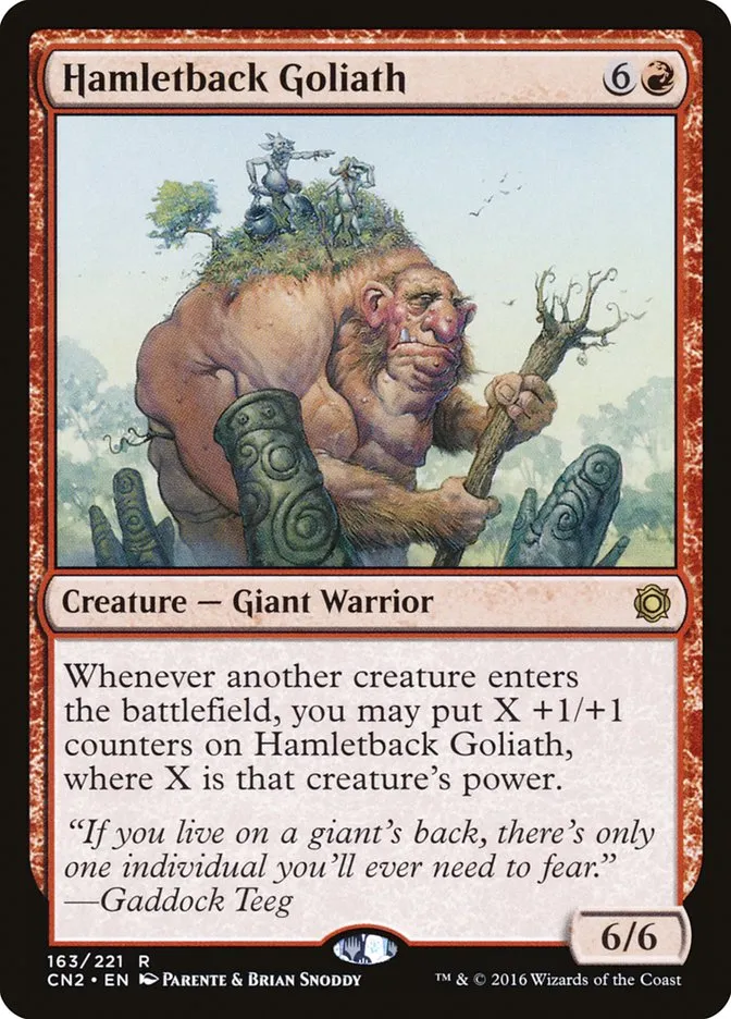 2016 Conspiracy: Take the Crown Hamletback Goliath #163 rare card image