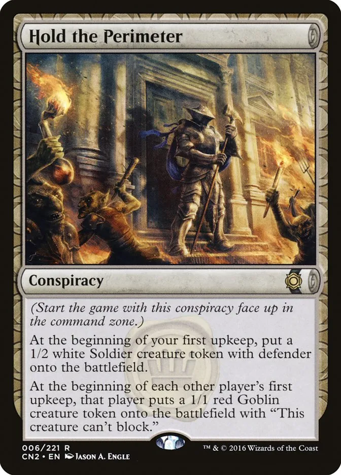 2016 Conspiracy: Take the Crown Hold the Perimeter #6 rare card image