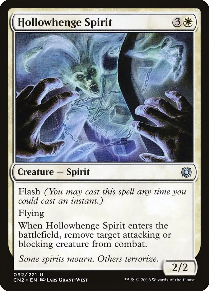 2016 Conspiracy: Take the Crown Hollowhenge Spirit #92 uncommon card image