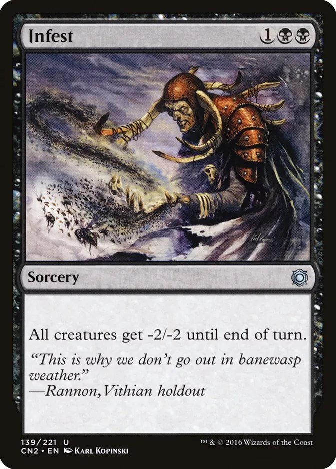 2016 Conspiracy: Take the Crown Infest #139 uncommon card image