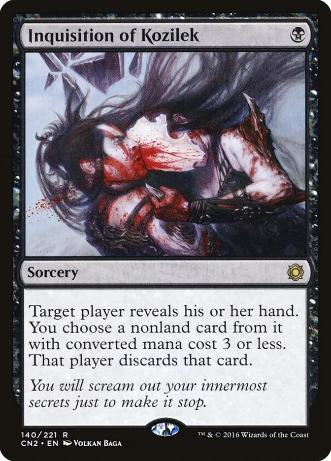 2016 Conspiracy: Take the Crown Inquisition of Kozilek #140 rare card image