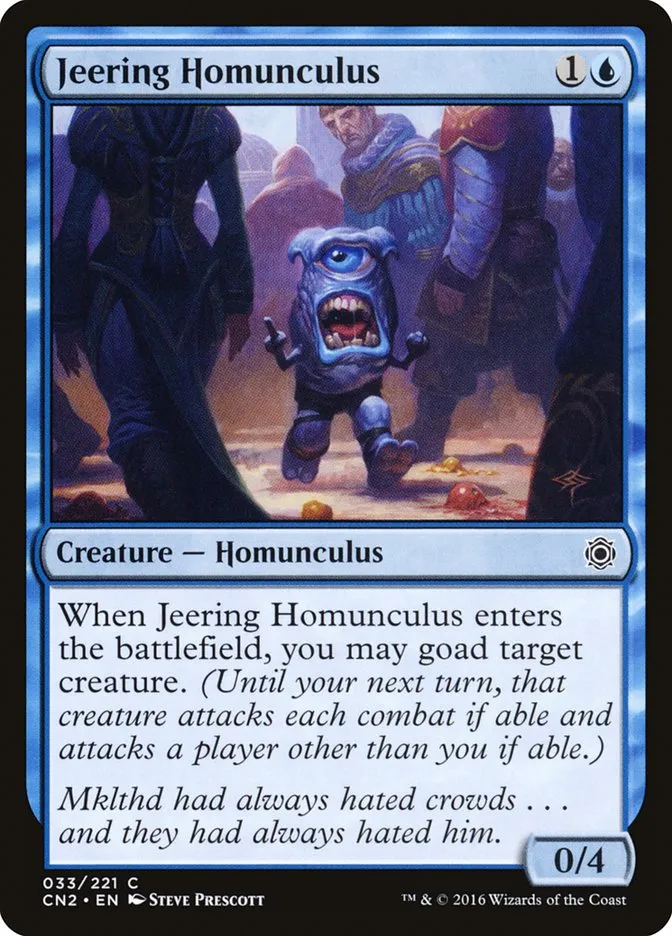 2016 Conspiracy: Take the Crown Jeering Homunculus #33 common card image