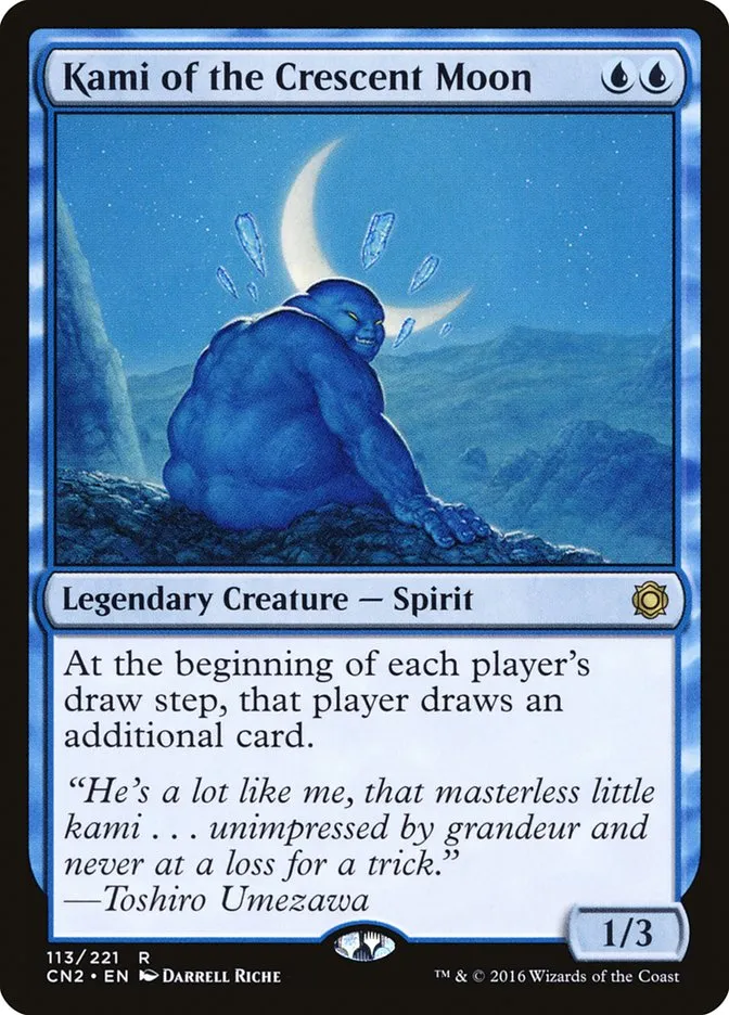 2016 Conspiracy: Take the Crown Kami of the Crescent Moon #113 rare card image