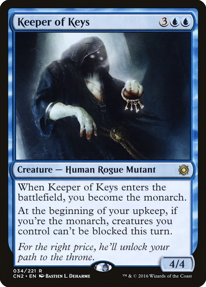 2016 Conspiracy: Take the Crown Keeper of Keys #34 rare card image