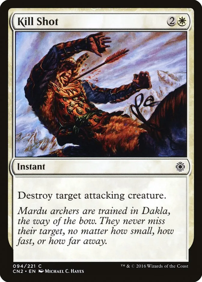 2016 Conspiracy: Take the Crown Kill Shot common #94 common card image