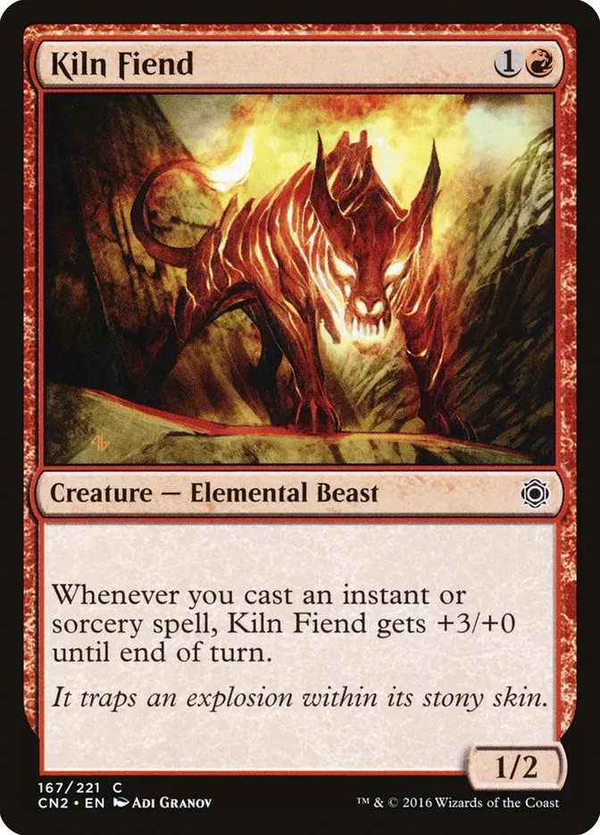 2016 Conspiracy: Take the Crown Kiln Fiend #167 common card image