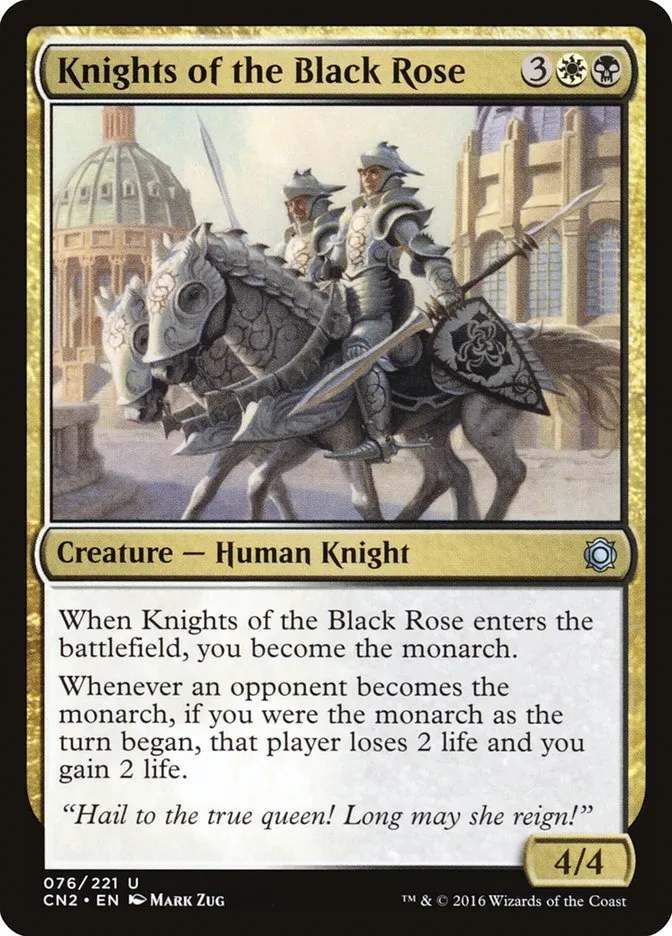 2016 Conspiracy: Take the Crown Knights of the Black Rose #76 uncommon card image