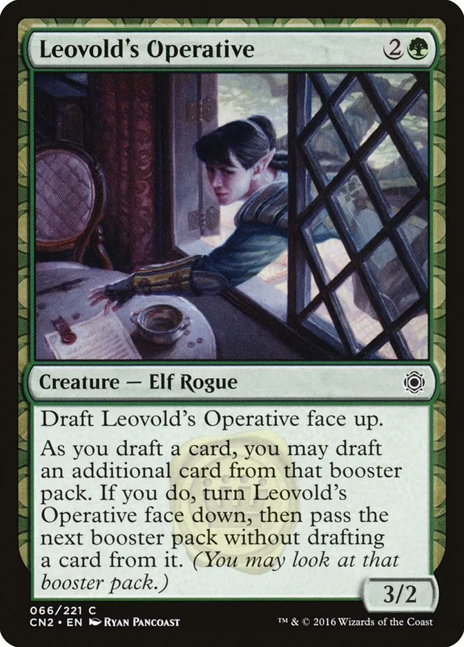 2016 Conspiracy: Take the Crown Leovold's Operative #66 common card image