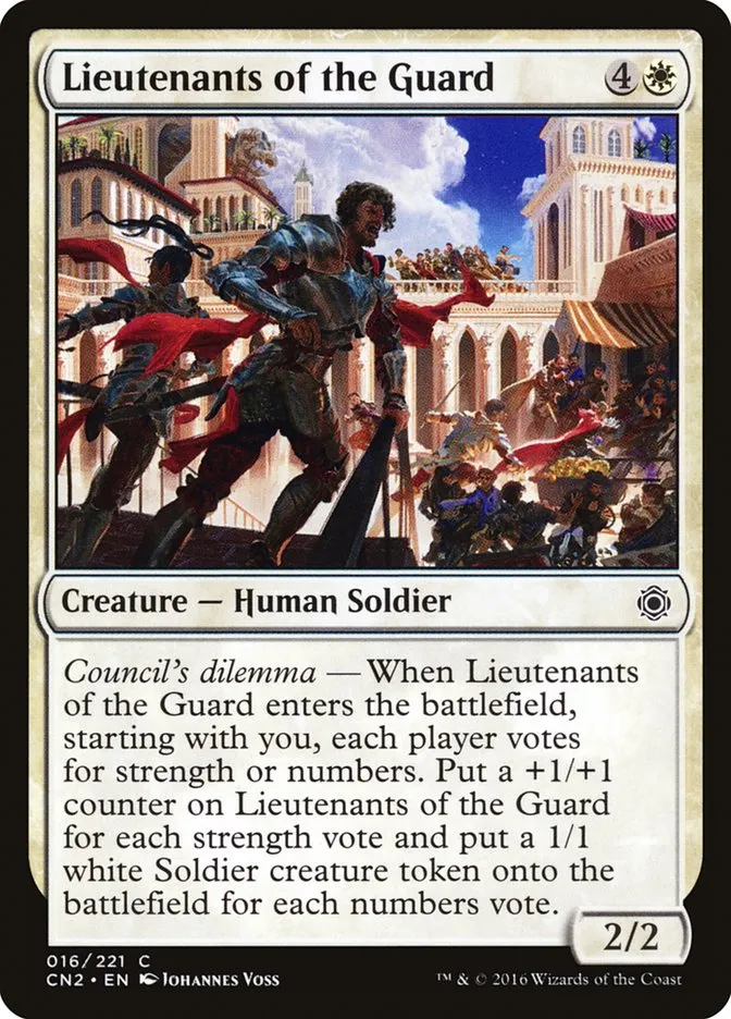 2016 Conspiracy: Take the Crown Lieutenants of the Guard #16 common card image