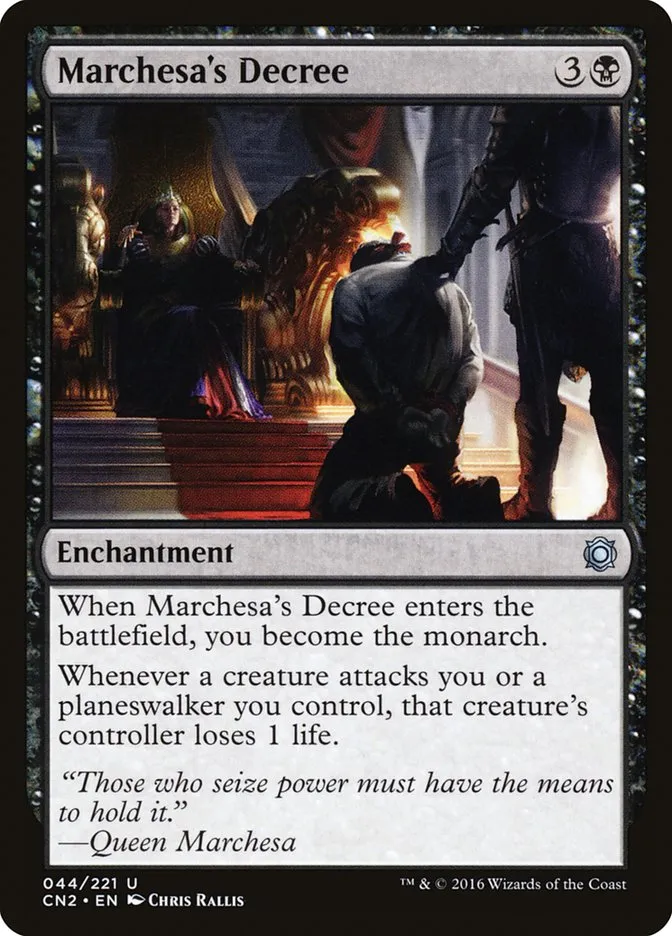2016 Conspiracy: Take the Crown Marchesa's Decree #44 uncommon card image