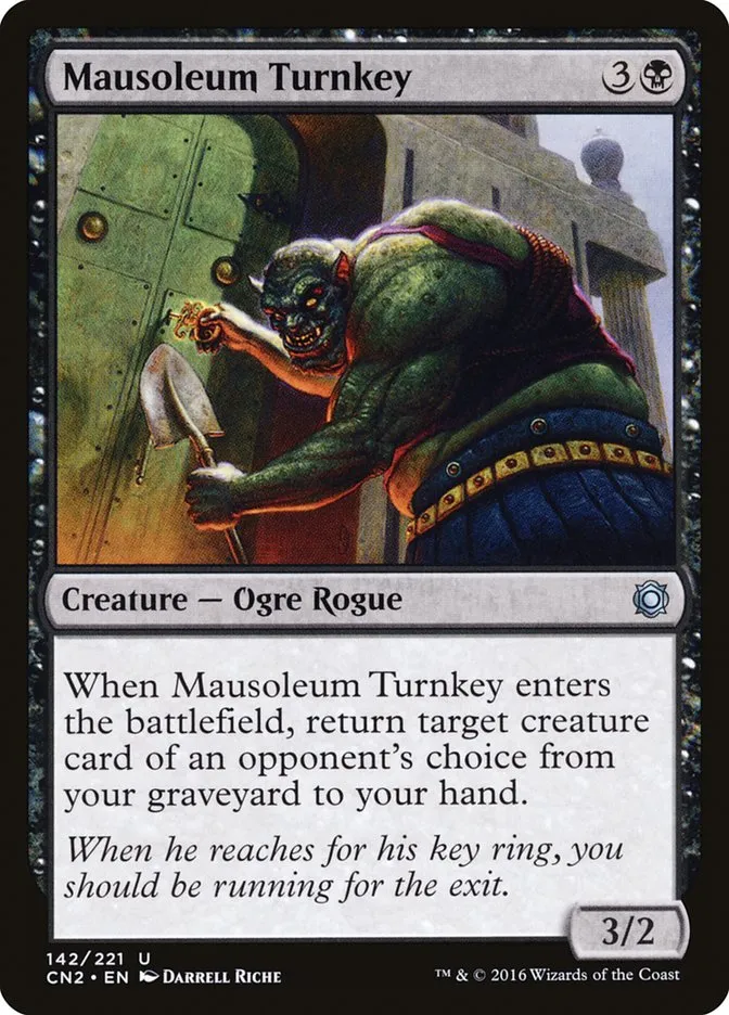 2016 Conspiracy: Take the Crown Mausoleum Turnkey #142 uncommon card image