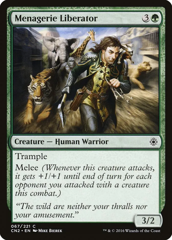 2016 Conspiracy: Take the Crown Menagerie Liberator #67 common card image