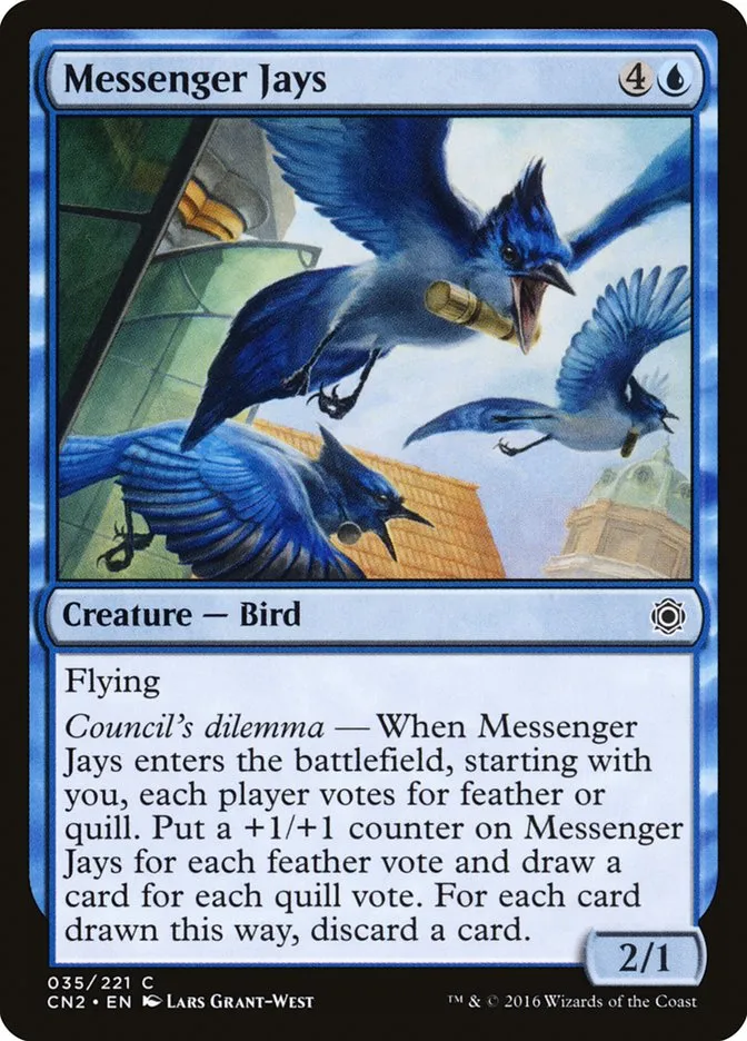 2016 Conspiracy: Take the Crown Messenger Jays #35 common card image