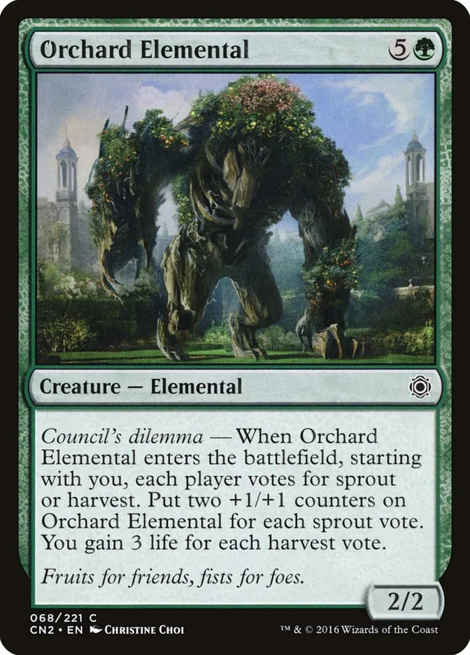 2016 Conspiracy: Take the Crown Orchard Elemental common #68 common card image