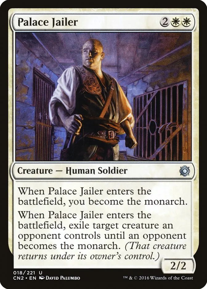 2016 Conspiracy: Take the Crown Palace Jailer #18 uncommon card image