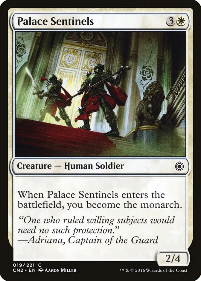 2016 Conspiracy: Take the Crown Palace Sentinels #19 common card image