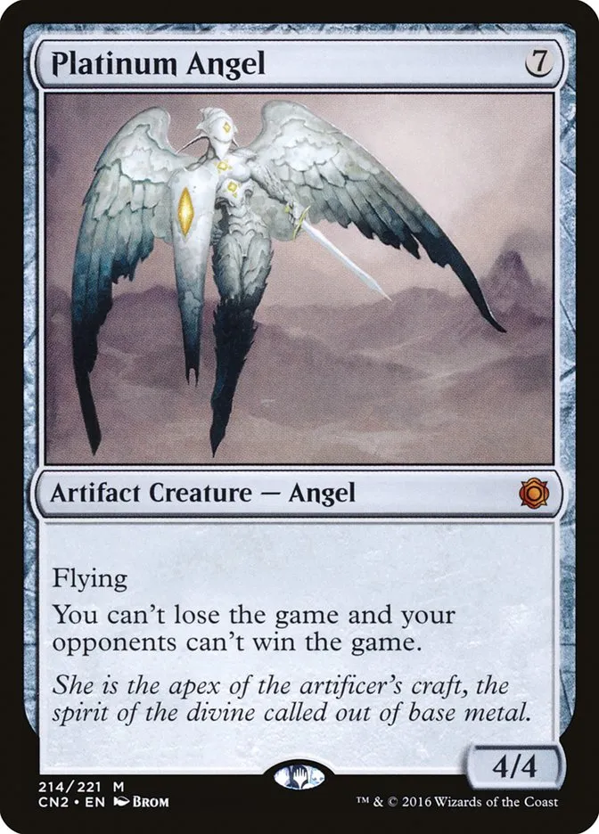 2016 Conspiracy: Take the Crown Platinum Angel #214 mythic card image