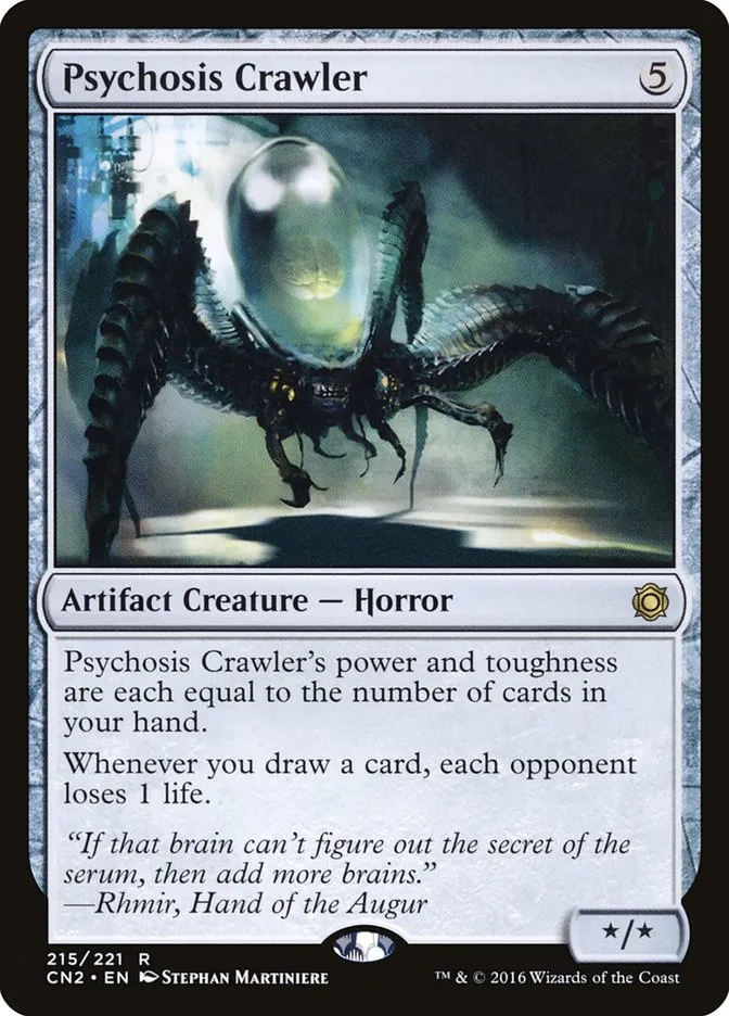 2016 Conspiracy: Take the Crown Psychosis Crawler #215 rare card image