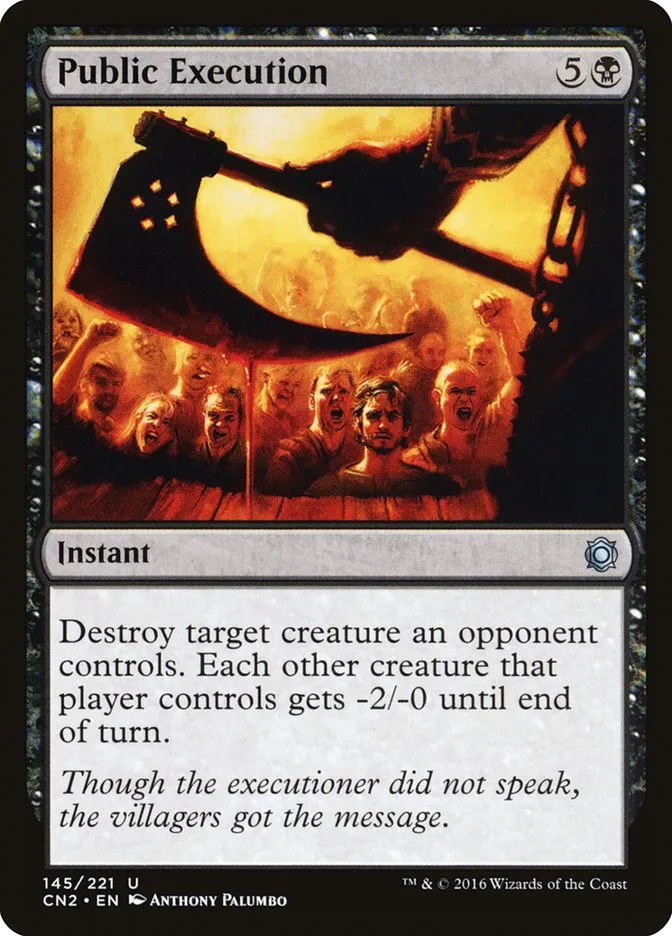 2016 Conspiracy: Take the Crown Public Execution #145 uncommon card image