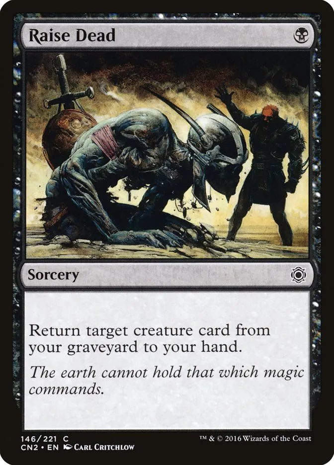 2016 Conspiracy: Take the Crown Raise Dead common #146 common card image