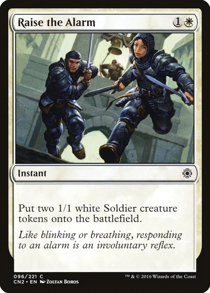 2016 Conspiracy: Take the Crown Raise the Alarm #96 common card image