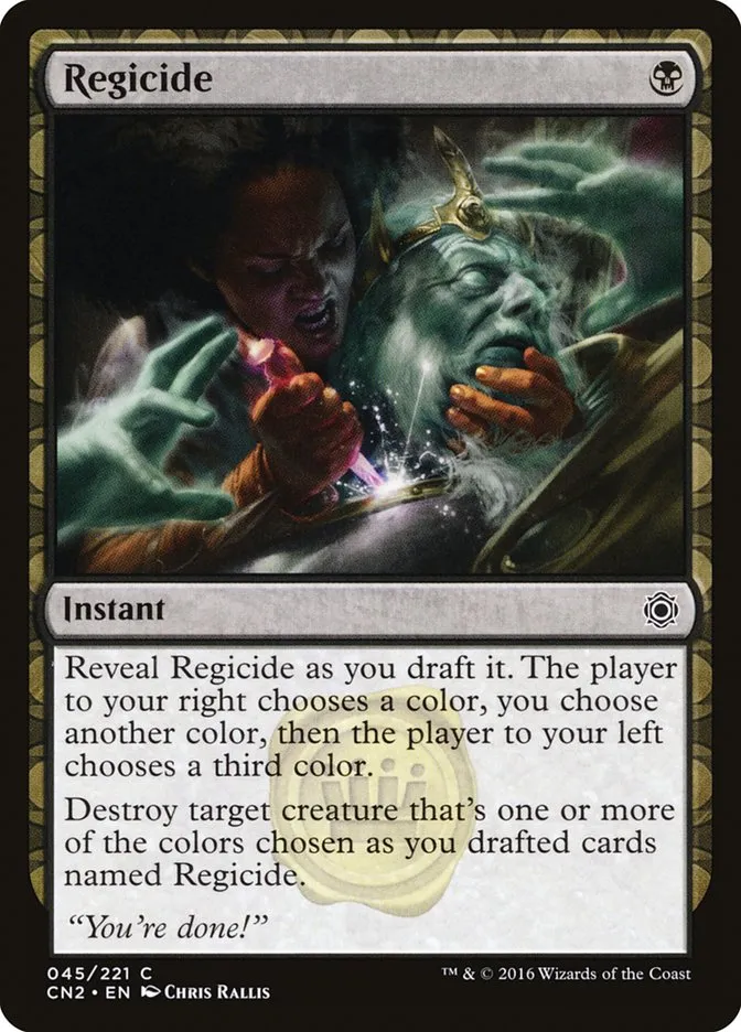 2016 Conspiracy: Take the Crown Regicide common #45 common card image