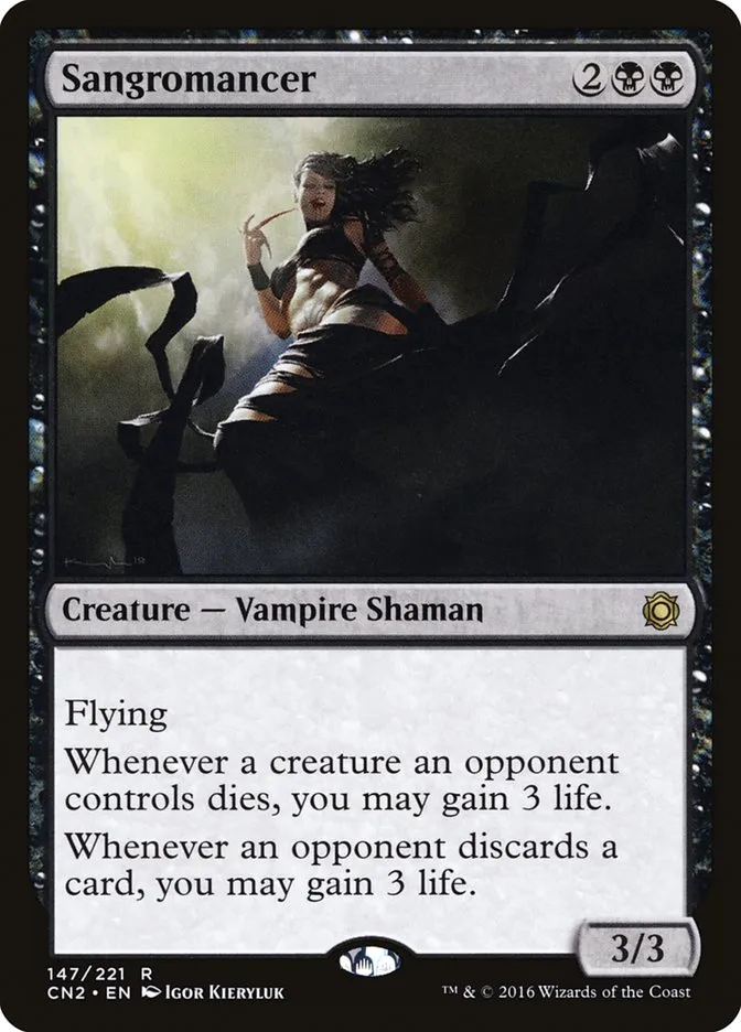 2016 Conspiracy: Take the Crown Sangromancer #147 rare card image