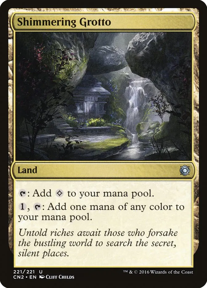 2016 Conspiracy: Take the Crown Shimmering Grotto #221 uncommon card image