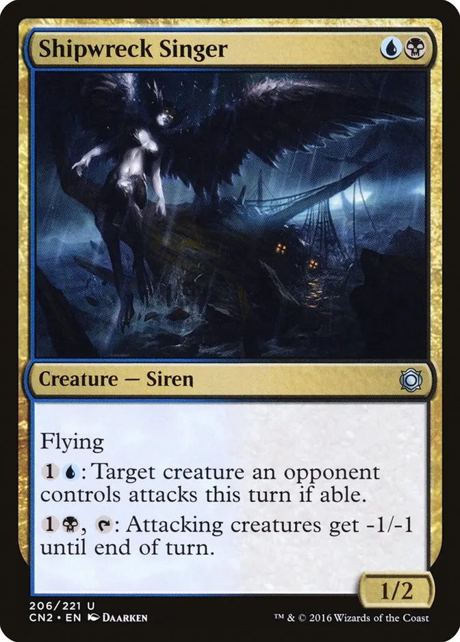 2016 Conspiracy: Take the Crown Shipwreck Singer #206 uncommon card image