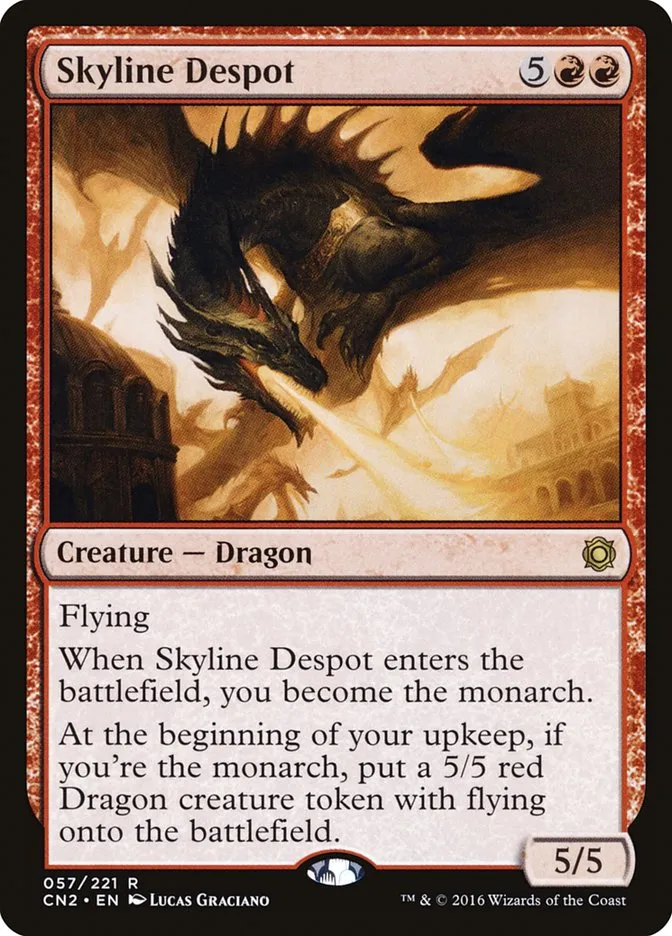 2016 Conspiracy: Take the Crown Skyline Despot #57 rare card image