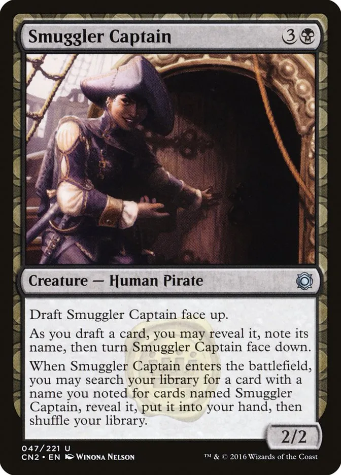 2016 Conspiracy: Take the Crown Smuggler Captain #47 uncommon card image
