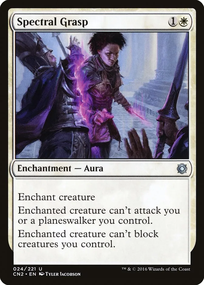 2016 Conspiracy: Take the Crown Spectral Grasp #24 uncommon card image