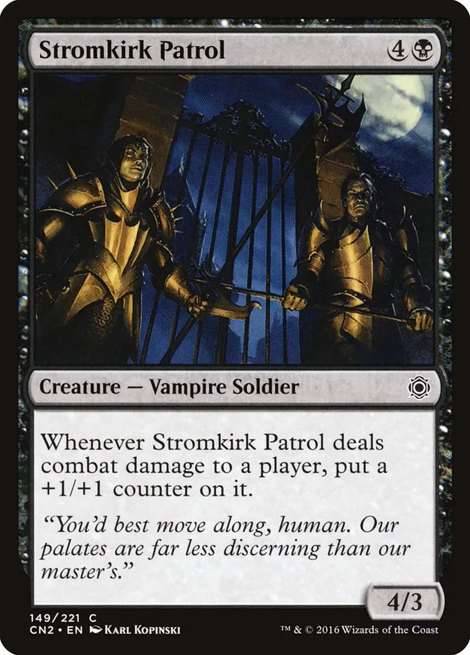 2016 Conspiracy: Take the Crown Stromkirk Patrol #149 common card image