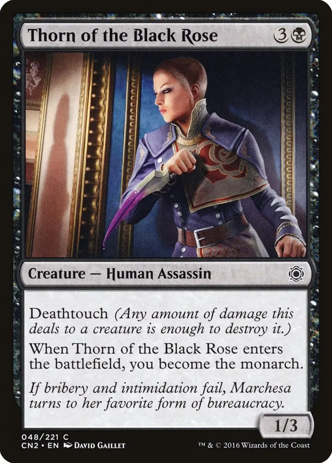 2016 Conspiracy: Take the Crown Thorn of the Black Rose #48 common card image