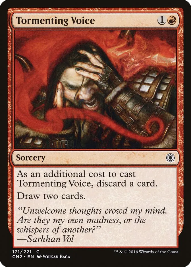 2016 Conspiracy: Take the Crown Tormenting Voice #171 common card image