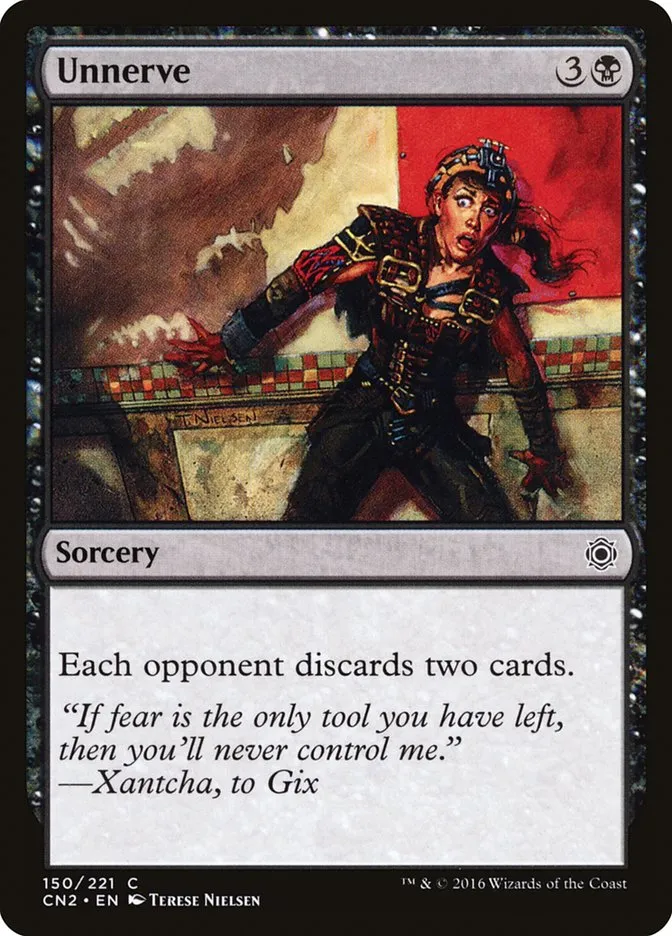 2016 Conspiracy: Take the Crown Unnerve common #150 common card image